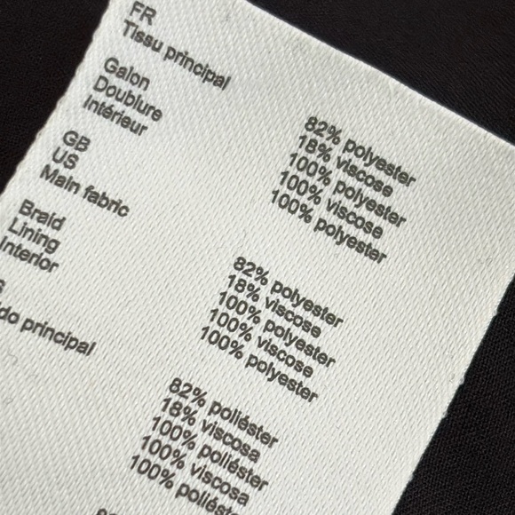 New Maje Tweed Effect Dress Blue Black Plaid Button Front Mini Size 40/L - Picture 15 of 16